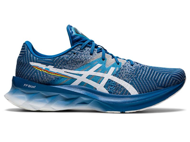 Sapatilhas Running Asics NOVABLAST Homem Azuis, 6853A361.555